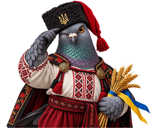 Polydemy pigeon - Ukrainian